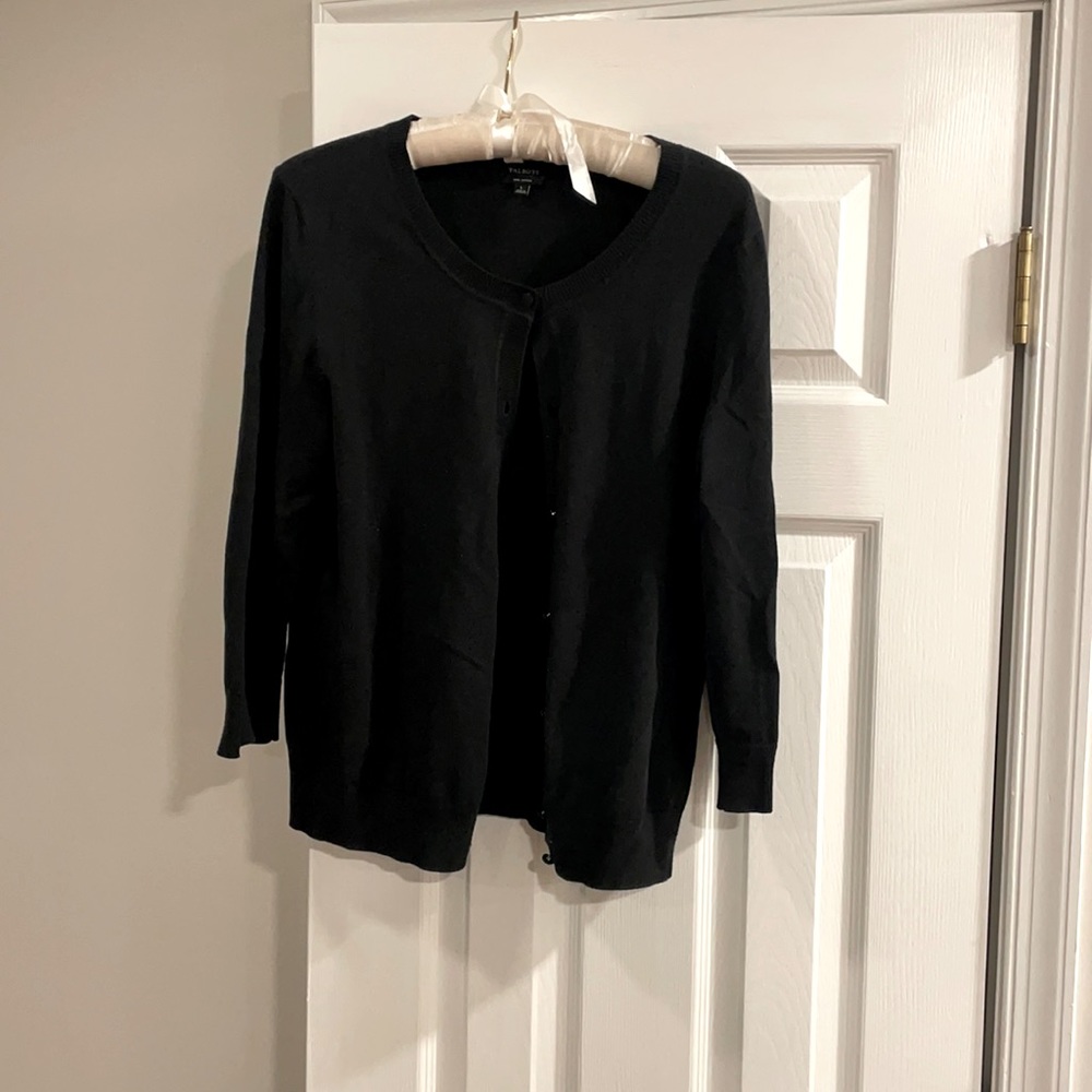 Black Talbots button down sweater
